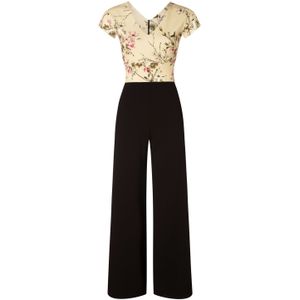 Playsuit & jumpsuit - Vintage Chic for Topvintage (Zwart/Creme)