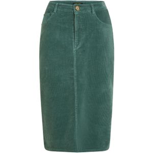 King Louie - Prisca Corduroy - A-lijn Rok - Groen