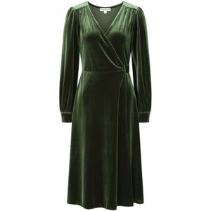 A-lijn jurk - Very Cherry - Groen/Donkergroen