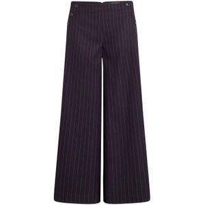 King Louie - Pia Pinstripe - Pantalon - Blauw