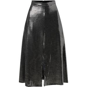 A-lijn rok - Banned Retro - Zilver