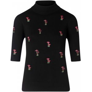 Trui dames - Banned Retro - Zwart - Maat S