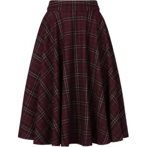 Swing rok - Banned Retro - Rood/Bordeauxrood