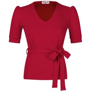 Top - Vintage Chic for Topvintage - Rood - Maat 8