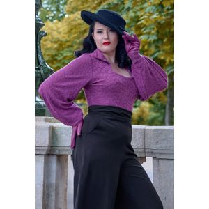 Top - Miss Candyfloss - Paars/Fuchsia