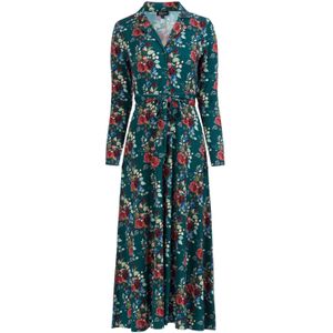 LaLamour - Maxi Jurk - Blauw/Multicolour