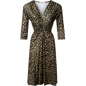 Swing jurk - Vintage Chic for Topvintage - Beige/Multicolour