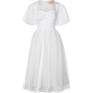 Topvintage - Boutique Collection - Swing Jurk - Wit