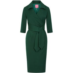 Strakke jurk - Glamour Bunny - Groen/Donkergroen