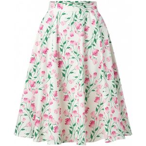 Swing rok - Topvintage Boutique Collection (Wit)