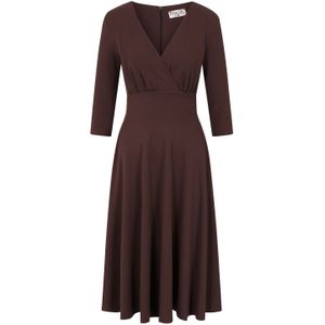 Swing Jurk - Vintage Chic for Topvintage - Bruin