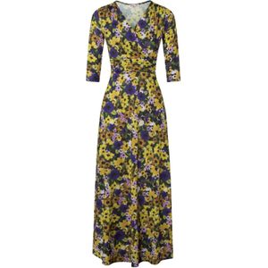 Maxi jurk - Vintage Chic for Topvintage (Paars/Geel/Multicolour)