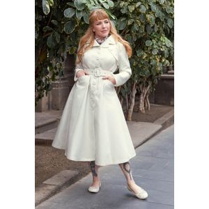 Regenjassen - Miss Candyfloss - Wit - Maat XL