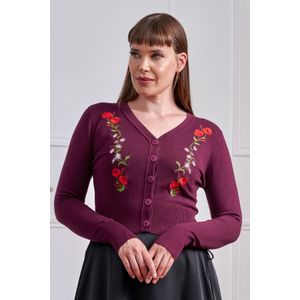 Vest dames - Banned Retro - Rood/Bordeauxrood