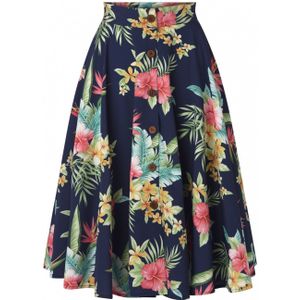 Swing rok - Rock N Romance (Blauw/Multicolour)