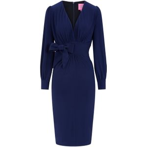 Strakke jurk - Glamour Bunny - Blauw/Donkerblauw