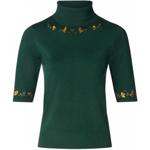 Trui dames - Banned Retro - Groen/Donkergroen