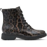 Jana - Veterboots - Donker Leopard - Vegan