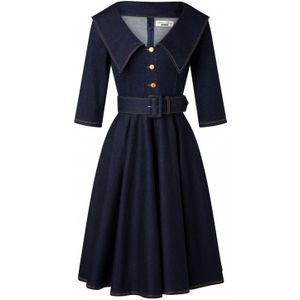 Swing jurk - Rock-a-Booty - Blauw