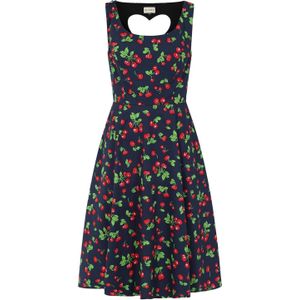 Swing jurk - Banned Retro - Blauw/Donkerblauw - Maat 3XL
