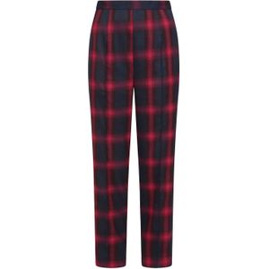 Pantalon dames - Banned Retro - Rood/Blauw/Donkerblauw