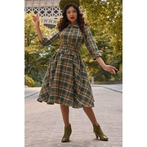 Swing jurk - Miss Candyfloss - Groen/Multicolour