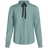 King Louie - Elia Blouse - Blauw - Katoen en Polyamide