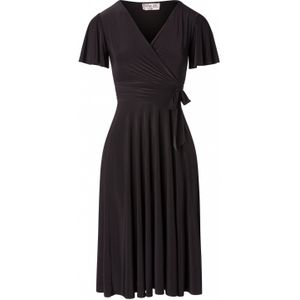 Swing jurk - Vintage Chic for Topvintage - Zwart