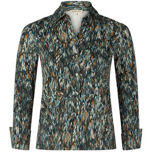 Surkana - Blouse - Blauw/Multicolour - Dames