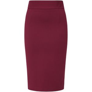 Strakke rok - Very Cherry - Rood/Bordeauxrood