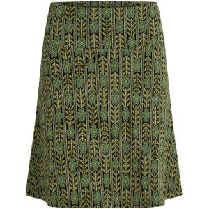 King Louie - A-lijn Rok - Groen/Olijfgroen