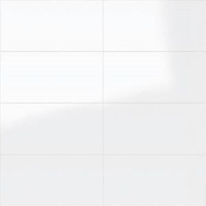 Wandtegel Blanco 30x60 cm Uni Wit Glanzend Gerectificeerd