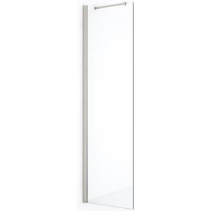 Diamond Inloopdouche | 60 cm Rvs Helder glas Vaste wand