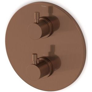 Inbouw Douchekraan Radius Koper, Thermostatisch, Koper