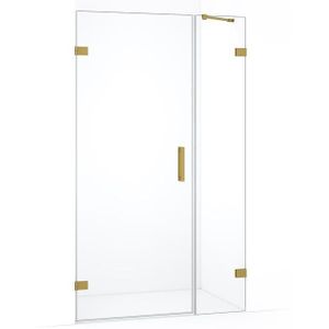 Diamond Douchedeur | 95 cm Goud Helder glas Draaideur