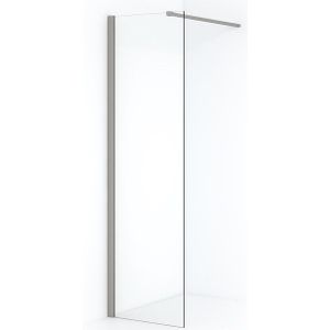 Diamond Inloopdouche | 50 cm Rvs Helder glas Vaste wand