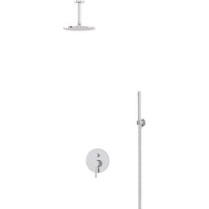Radius Regendouche Inbouw | Chroom 20 cm Regendouche Eéngreeps