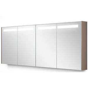 Spiegelkast Met Verlichting Modulo 180x70cm Taupe