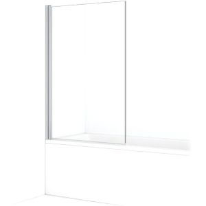 Diamond Badwand | 100 cm Chroom Helder glas