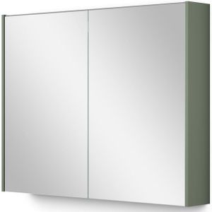 Spiegelkast Met Verlichting Modulo 90x70cm Saliegroen