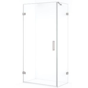 Diamond Douchecabine | 100x60 cm Rvs Helder glas Draaideur Rechthoek