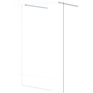 Diamond Inloopdouche | 110 cm Rvs Helder glas Vrijstaande wand