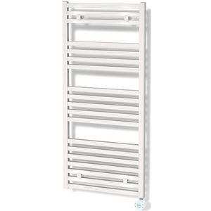 Zeus  Radiator Elektrisch | 50x122 cm Hoogglans wit 890 Watt Aluminium