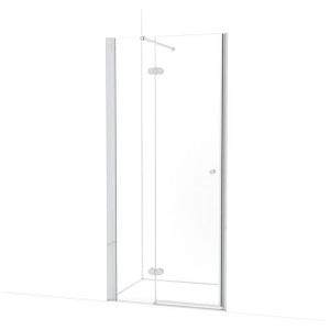 Amber Douchedeur | 95 cm Chroom Helder glas Draaideur