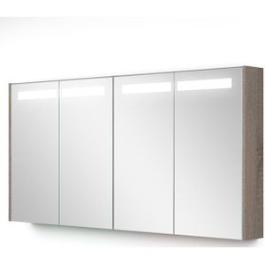 Spiegelkast Met Verlichting Modulo 140x70cm Eiken