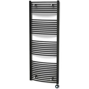 Venus Radiator Elektrisch | 60x170 cm Mat zwart 983 Watt Staal