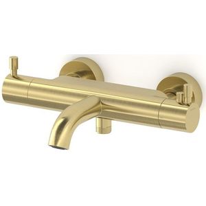 Radius Opbouw Badkraan | Lichtgoud | Thermostatisch