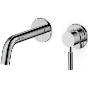 Inbouw Wastafelkraan Radius Chrome, Eéngreeps Mengkraan, Chroom