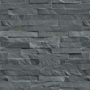 Brick Grey Steenstrips | 15x60cm Natuursteen Grijs Mat