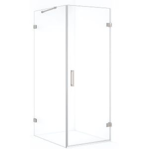 Diamond Douchecabine | 90x70 cm Rvs Helder glas Draaideur Rechthoek